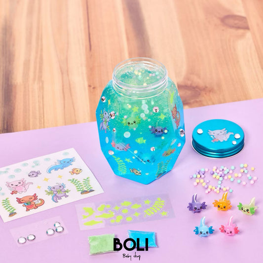 Glowing Axolotl Aquarium