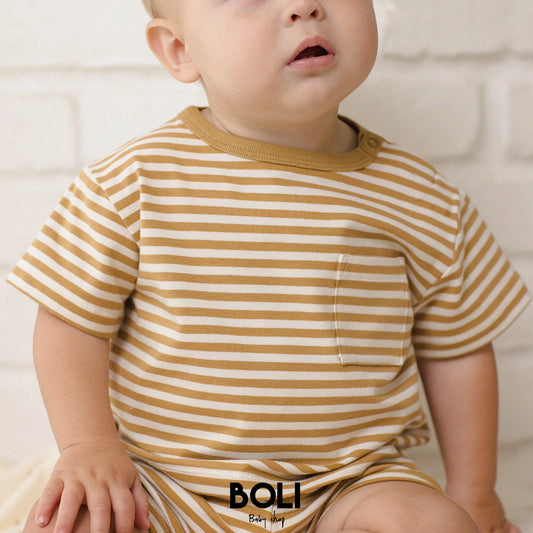 Boxy Pocket Tee + Short Set