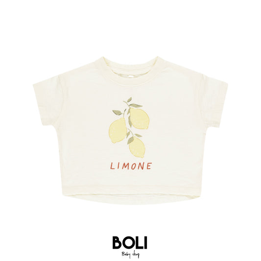Lemon Boxy Tee