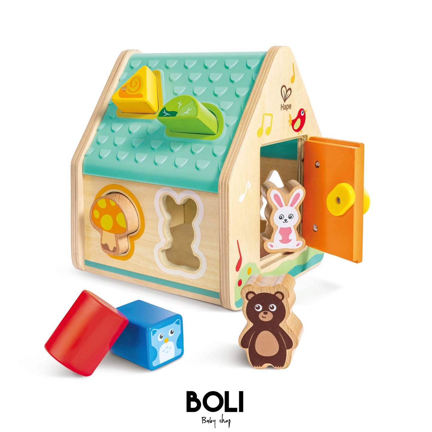 Critter house shape sorter