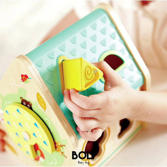 Critter house shape sorter