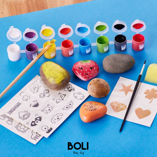 Hide & Seek rock painting kit