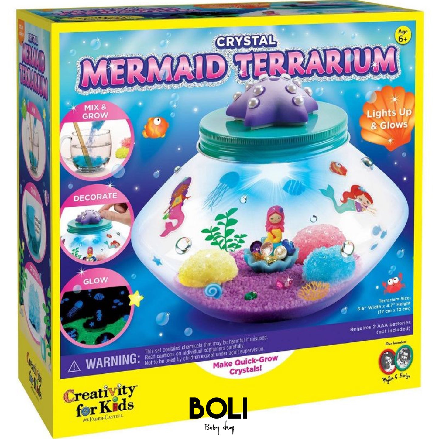 Crystal Mermaid Terrarium