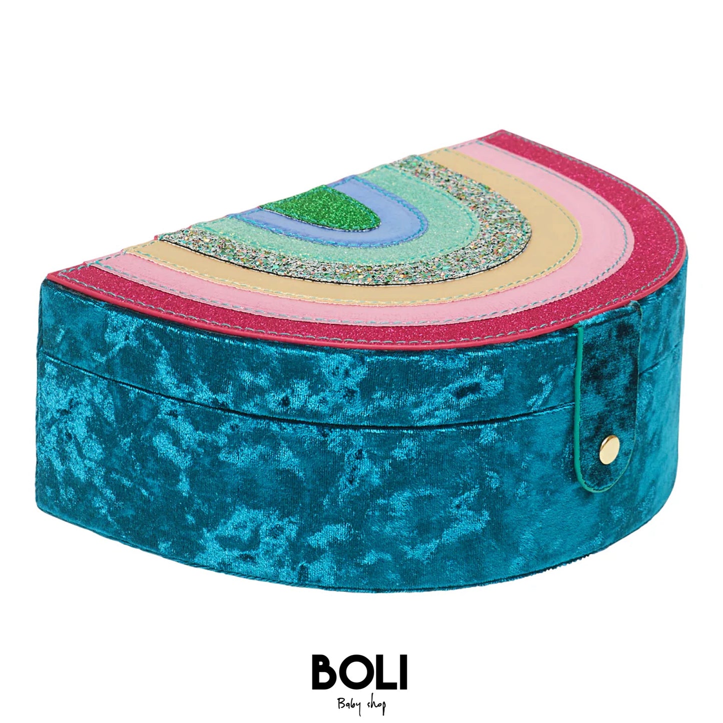 Blue Rainbow Jewelry Box