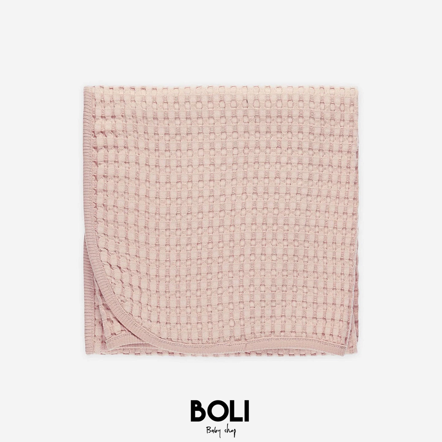 Waffle Pink Blanket