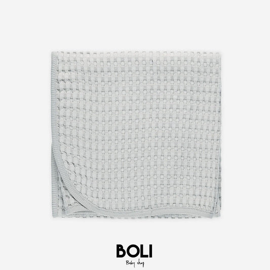 Waffle Blue Blanket