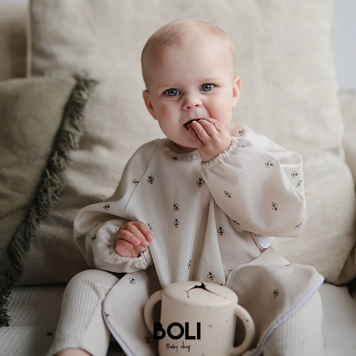 Long Sleeve Bib Bees