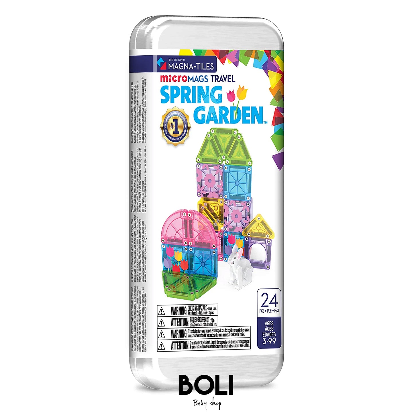 Magna-Tiles microMAGS Spring Garden
