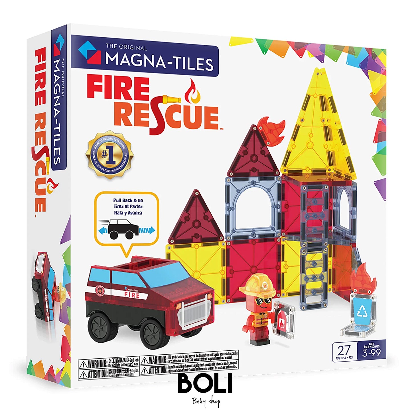 Magna-tiles Fire Rescue