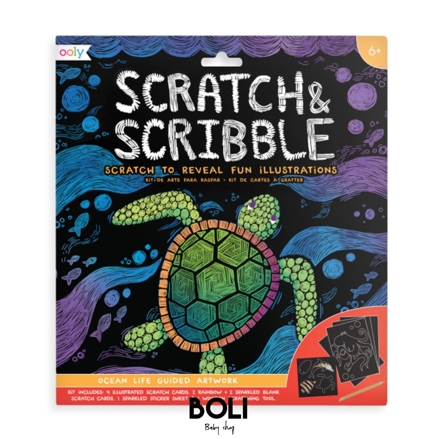 Scratch & Scribble Ocean