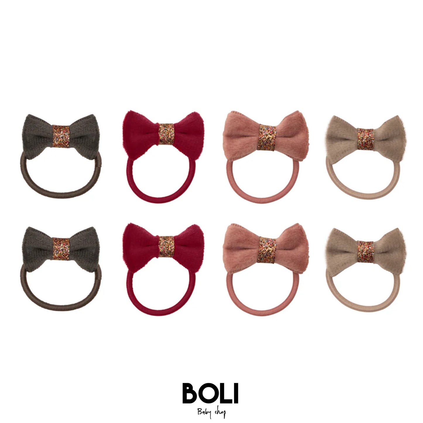 Christmas Velvet Bow Ponies