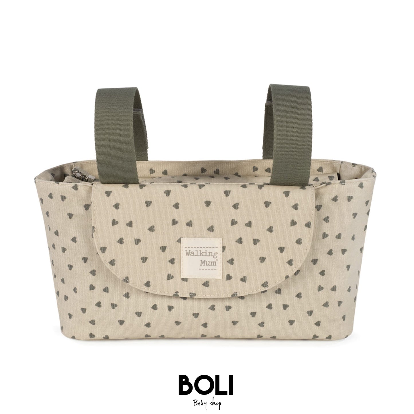 Bolsa organizadora Poppy Musgo