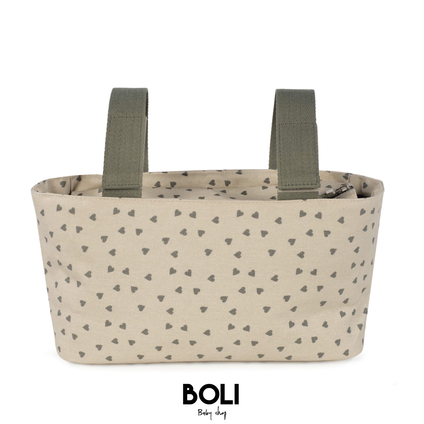 Bolsa organizadora Poppy Musgo