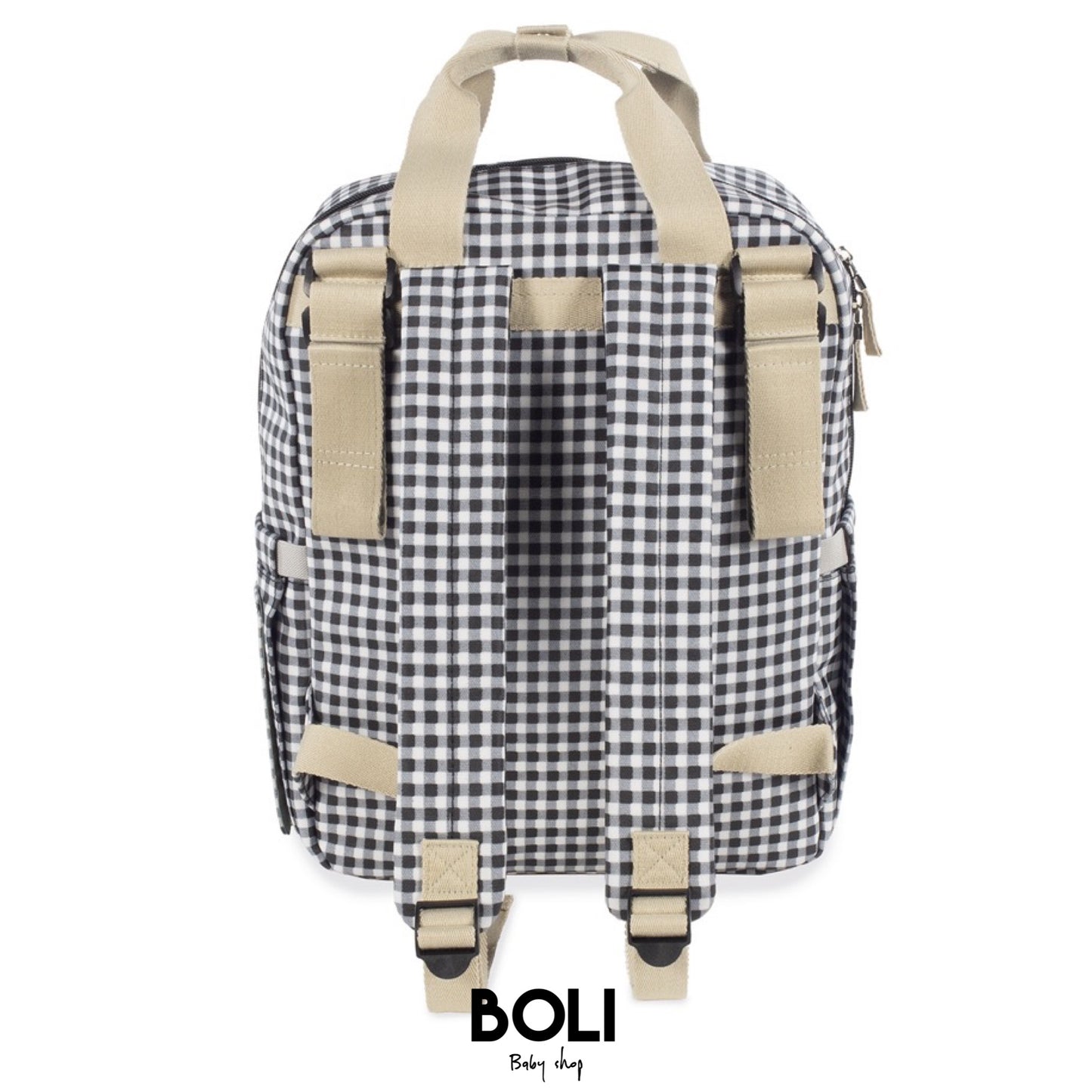 Mochila Vichy Negro