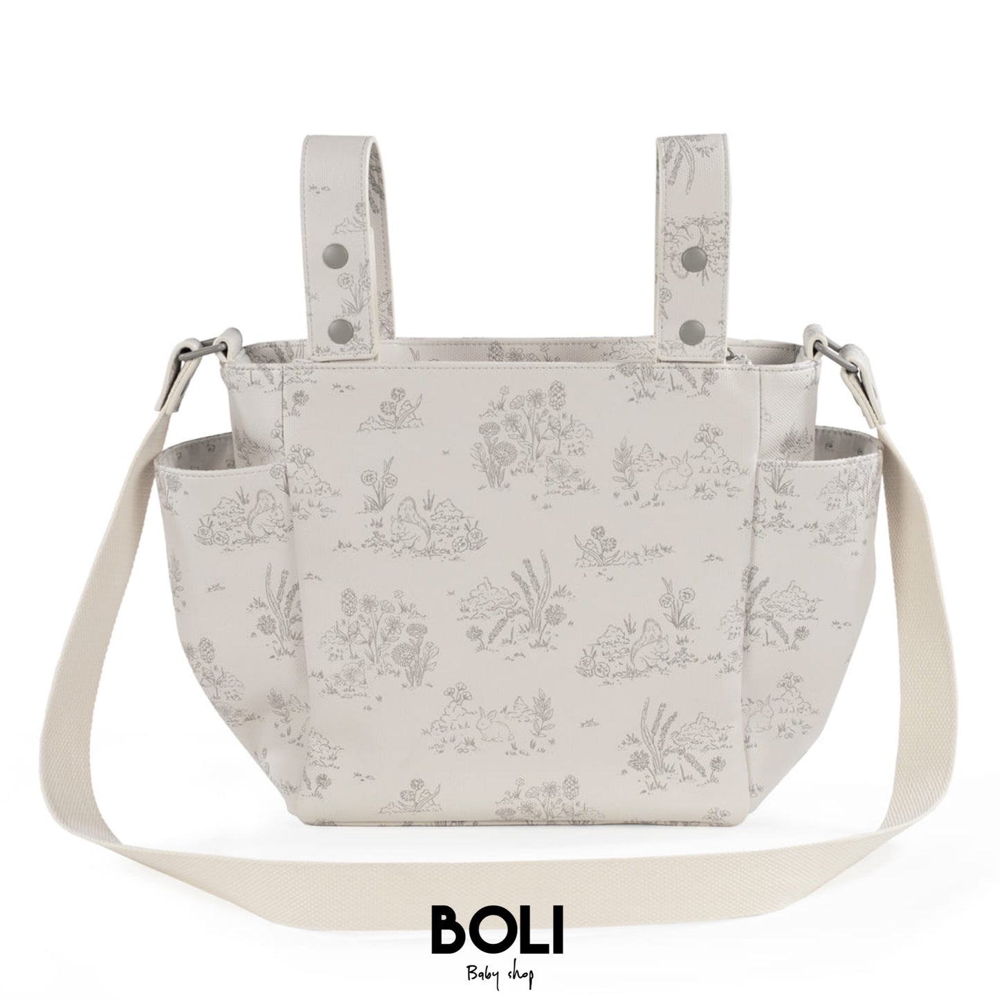 Crossbody Toile de Jouy Cream