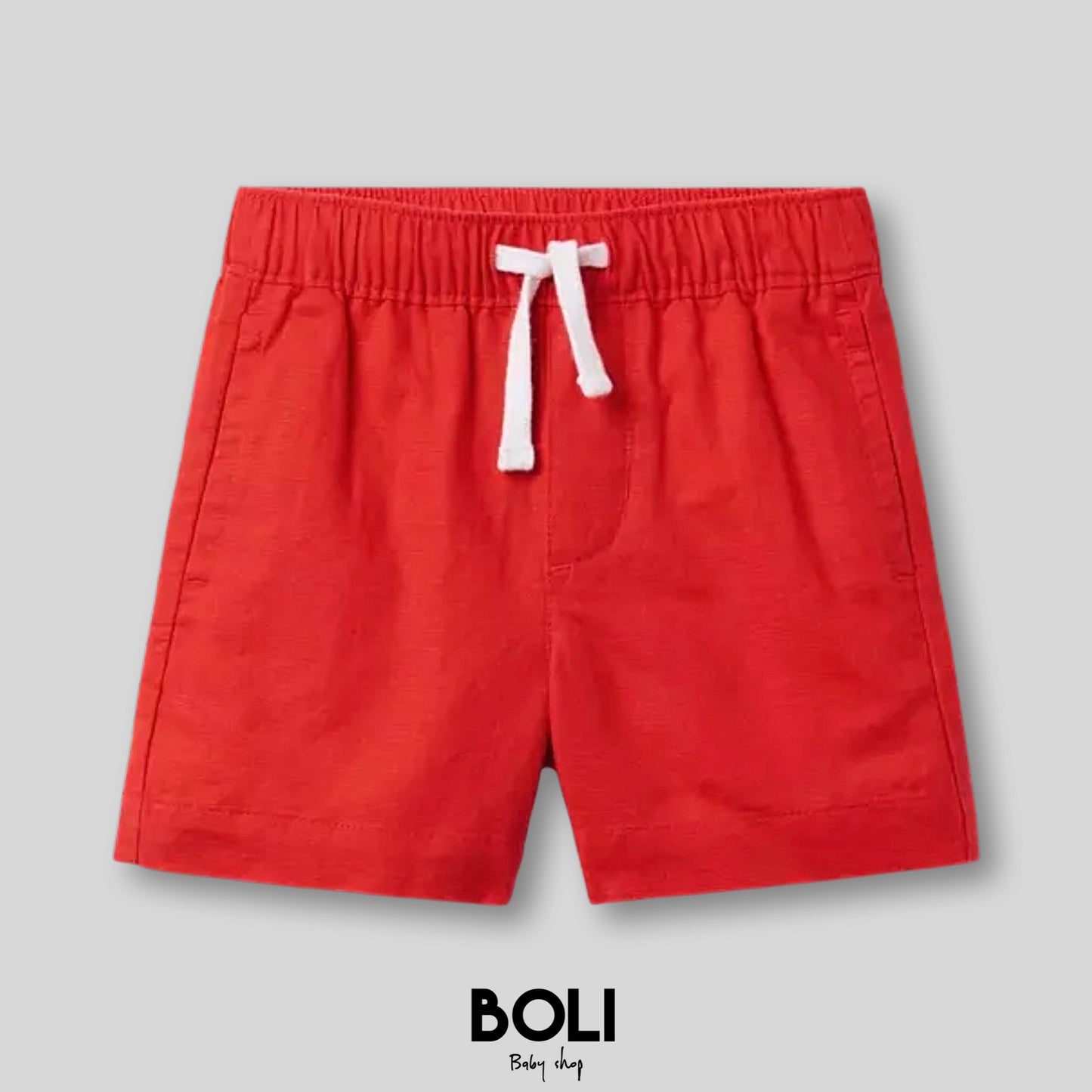 Linen Red Short