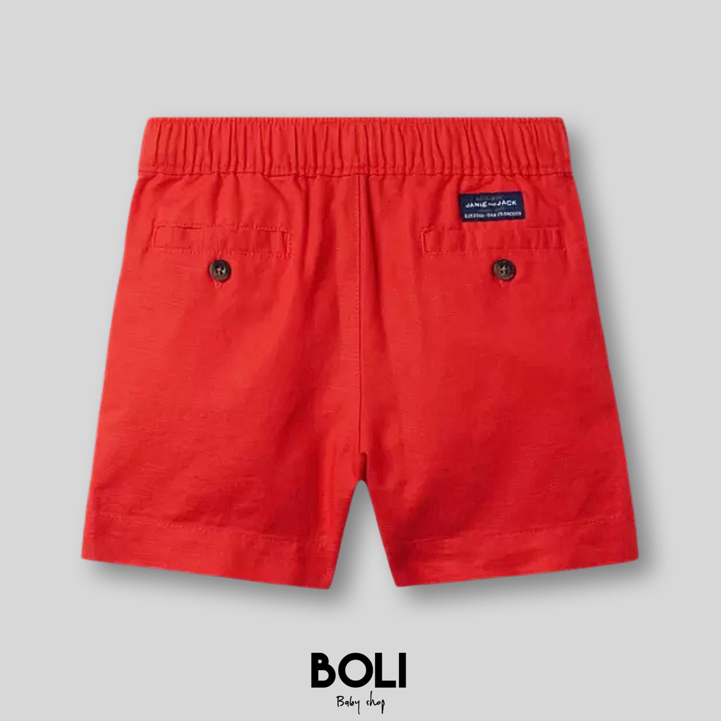 Linen Red Short