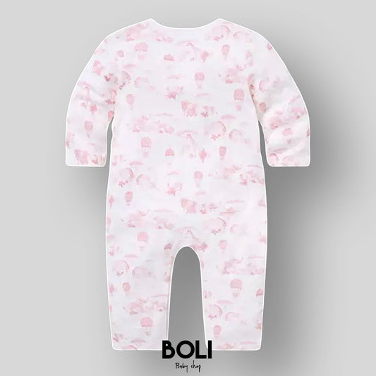 Pink Baby Animals Kimono