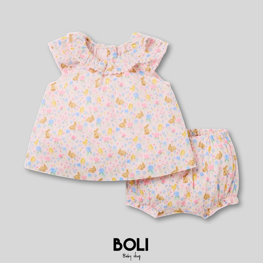 Bunny Floral Set