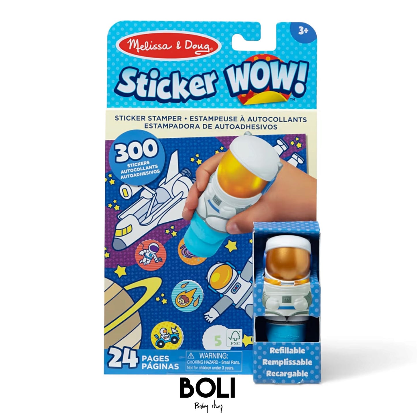 Sticker WOW Astronaut