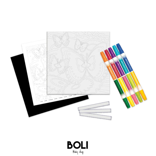 Color by number Butterfly