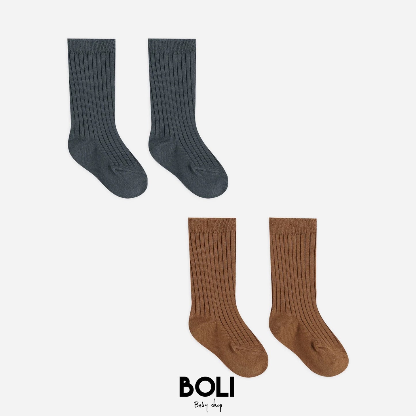 Socks Set Indigo-Cinnamon