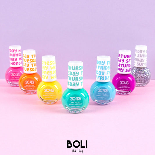Days of the week Nail Polish