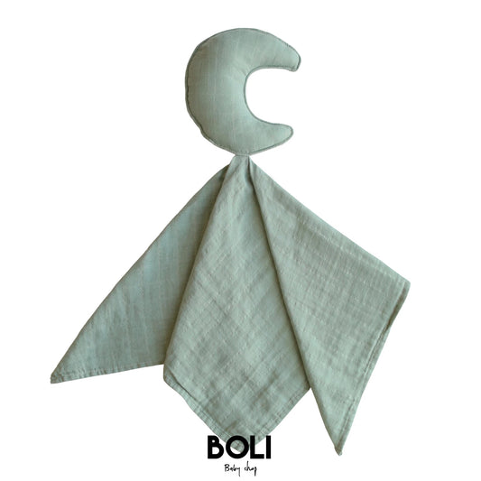 Green Moon Lovey Blanket