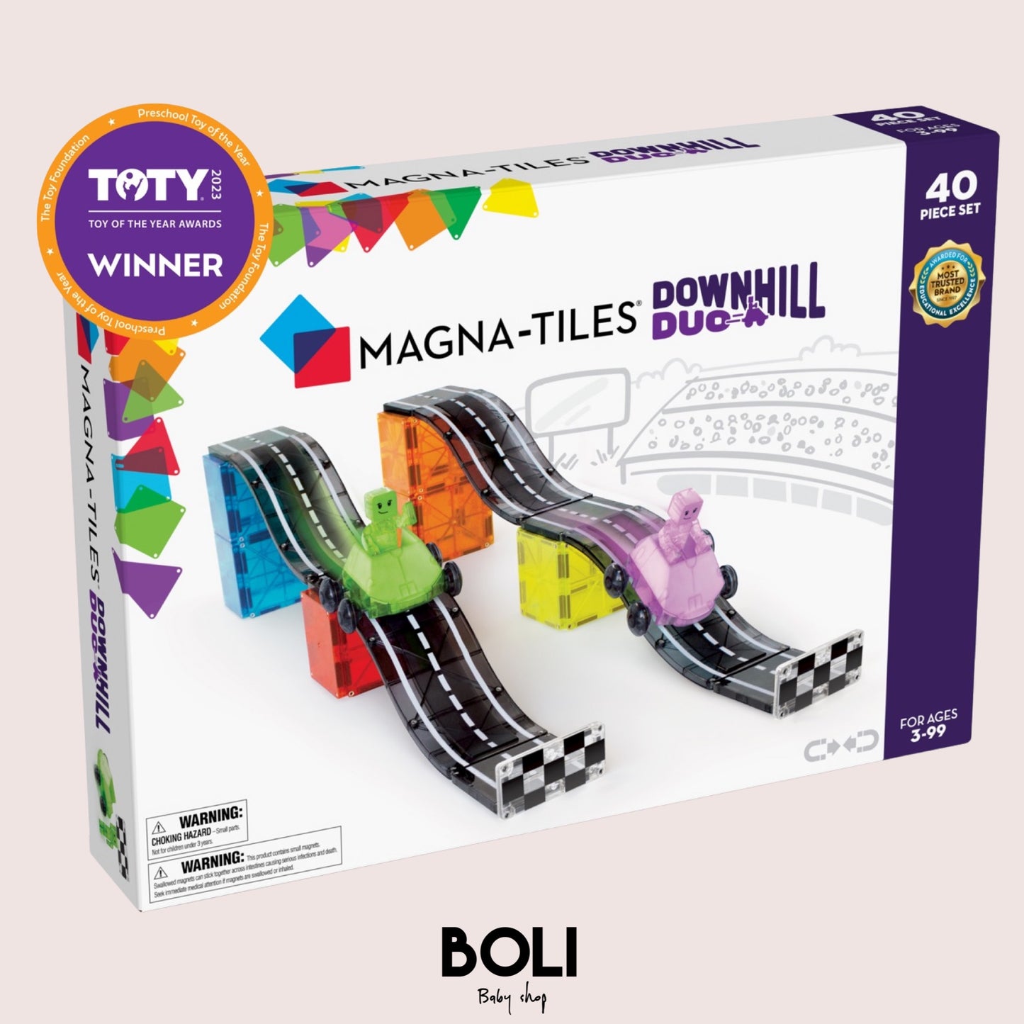 Magna tiles DOWNHILL
