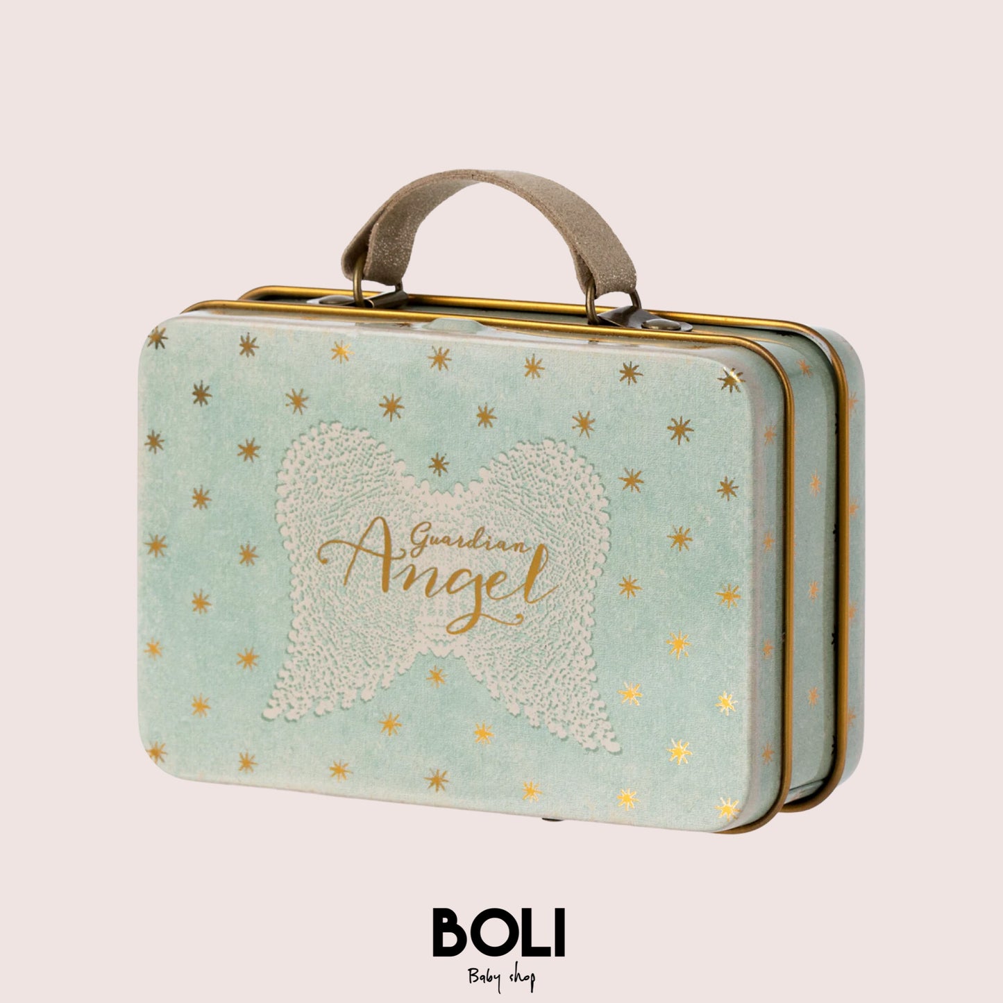 Angel Mouse in Suitcase