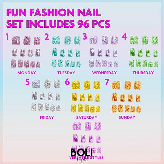 Glitter & Glam Press Nails