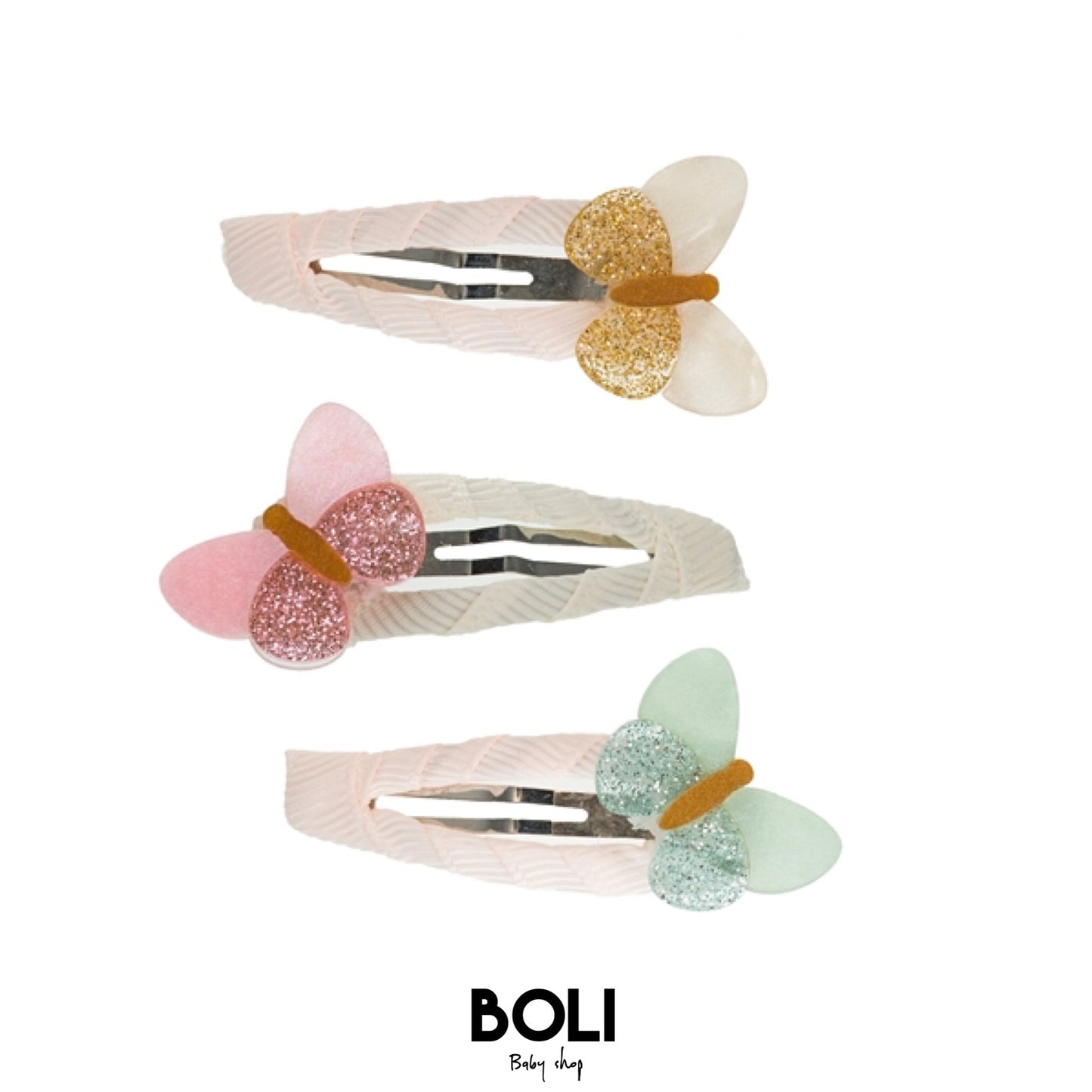 Butterflies Shimmer Hair Clips