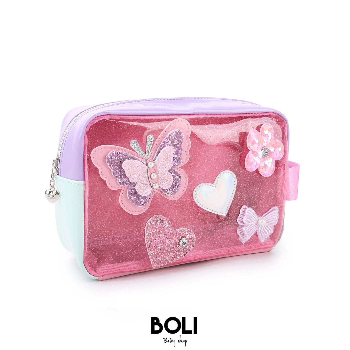 Butterfly Patched Pouch