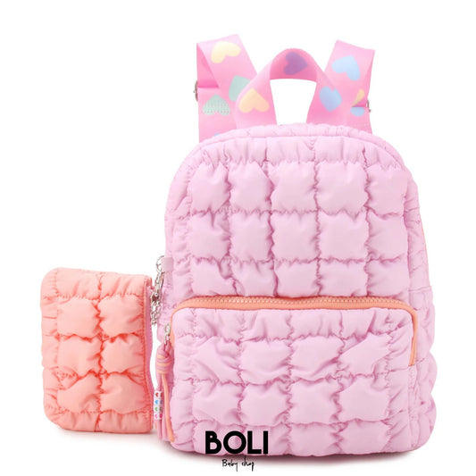 Quilted Scrunchies Mini Backpack