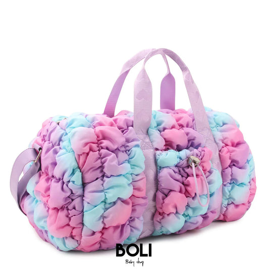 Quilted Scrunchies Duffel Bag