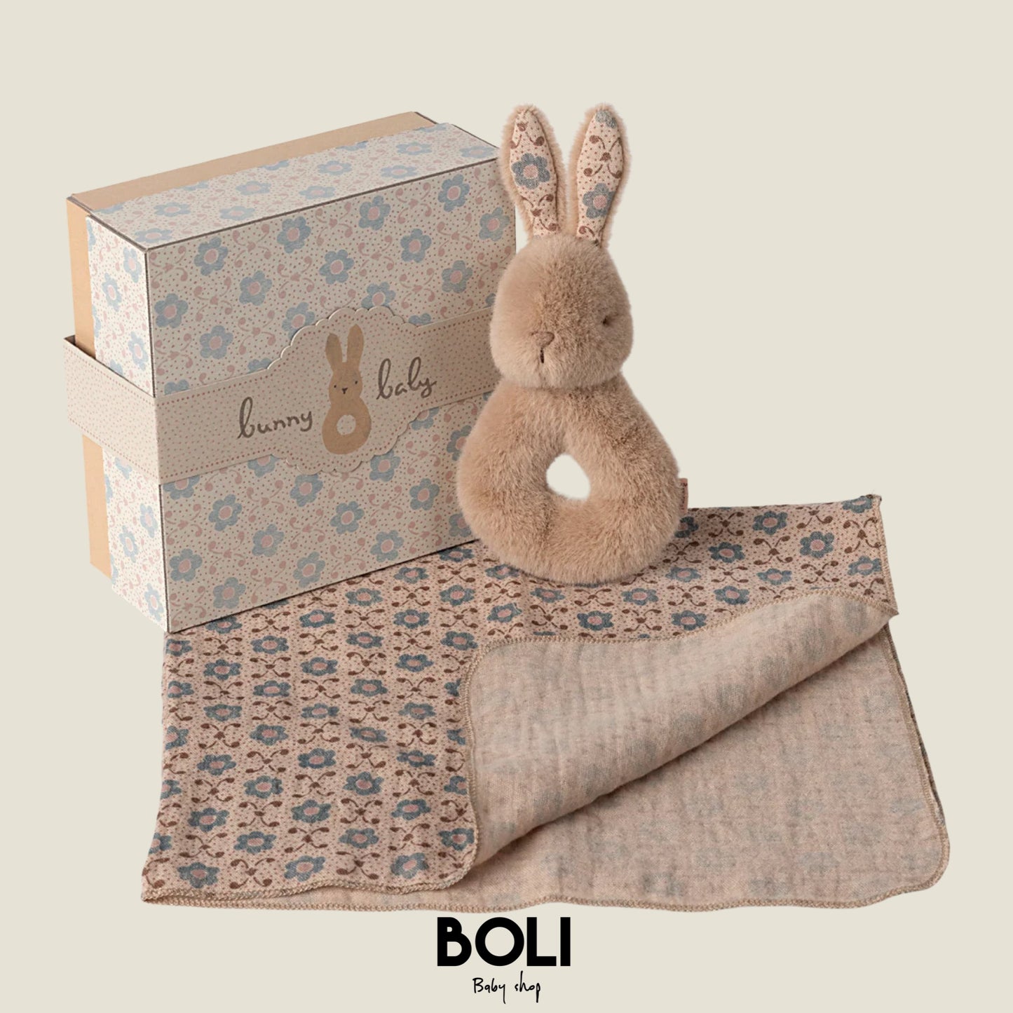 Rabbit Rattle Set