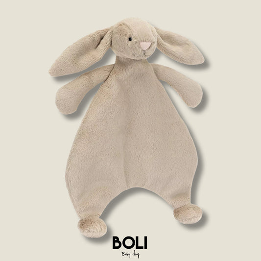 Bashful Beige Bunny Comforter