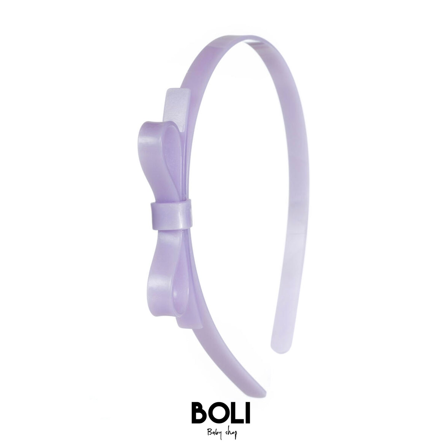 Thin Bow Lilac Headband