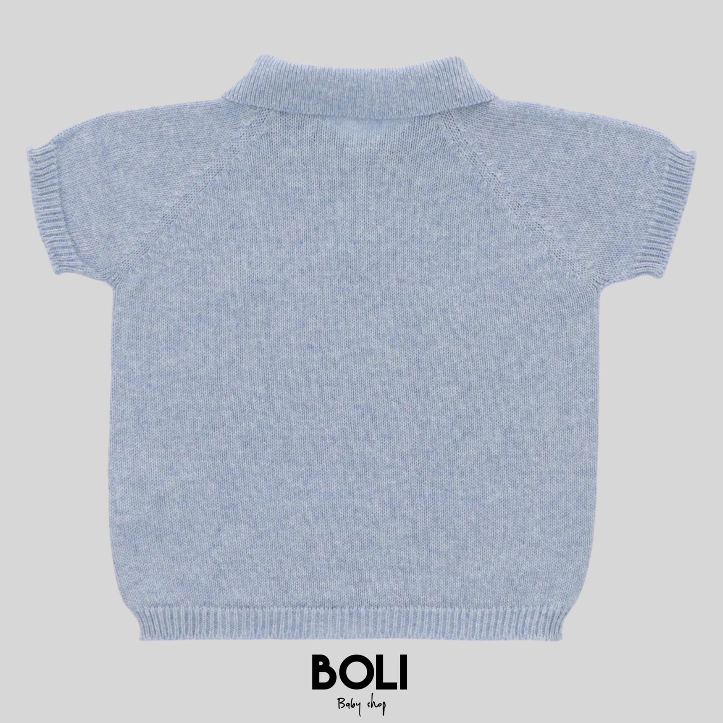 Blue Jersey Polo