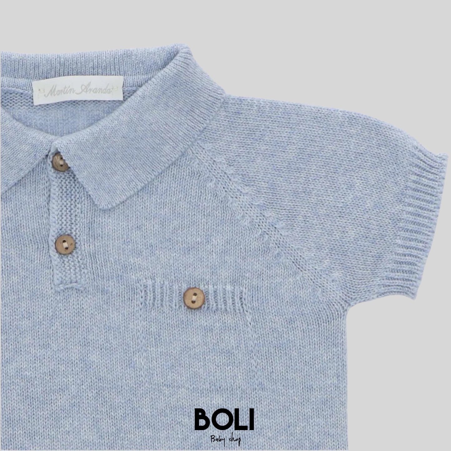 Blue Jersey Polo