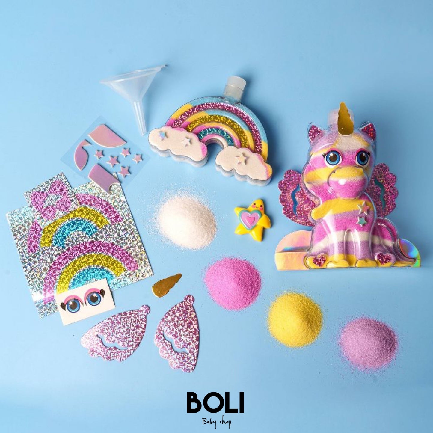 Unicorn & Rainbow DIY art kit