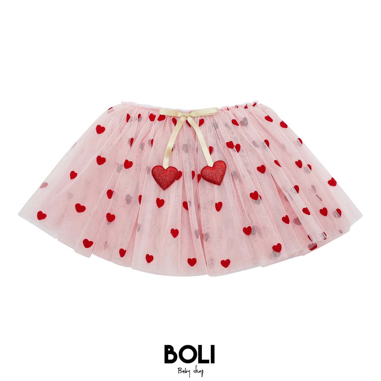 Heart print tutu