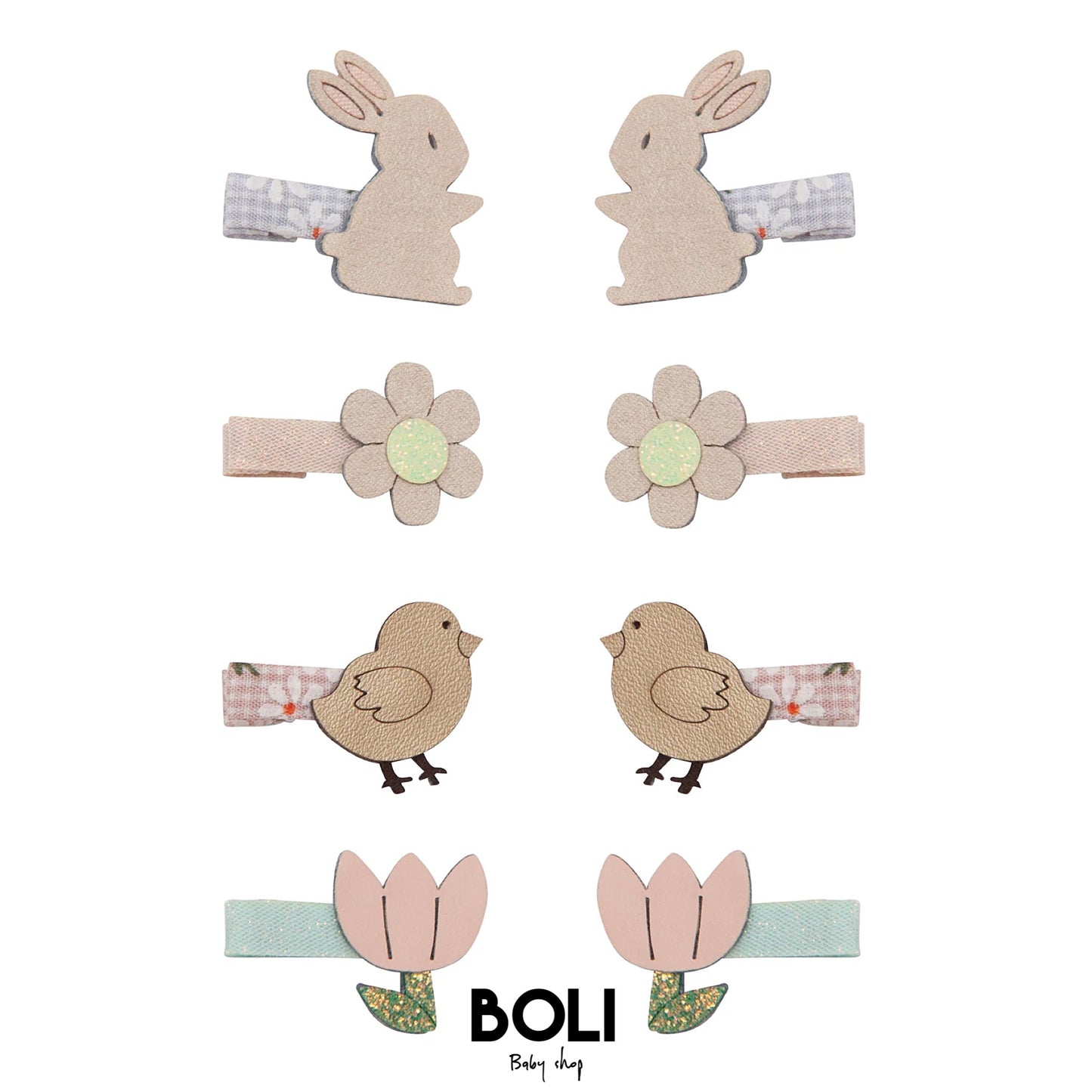 Bunny and chick mini clic clacs