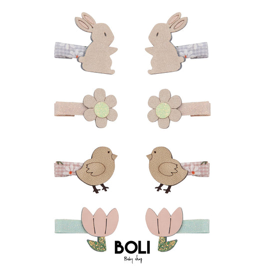 Bunny and chick mini clic clacs