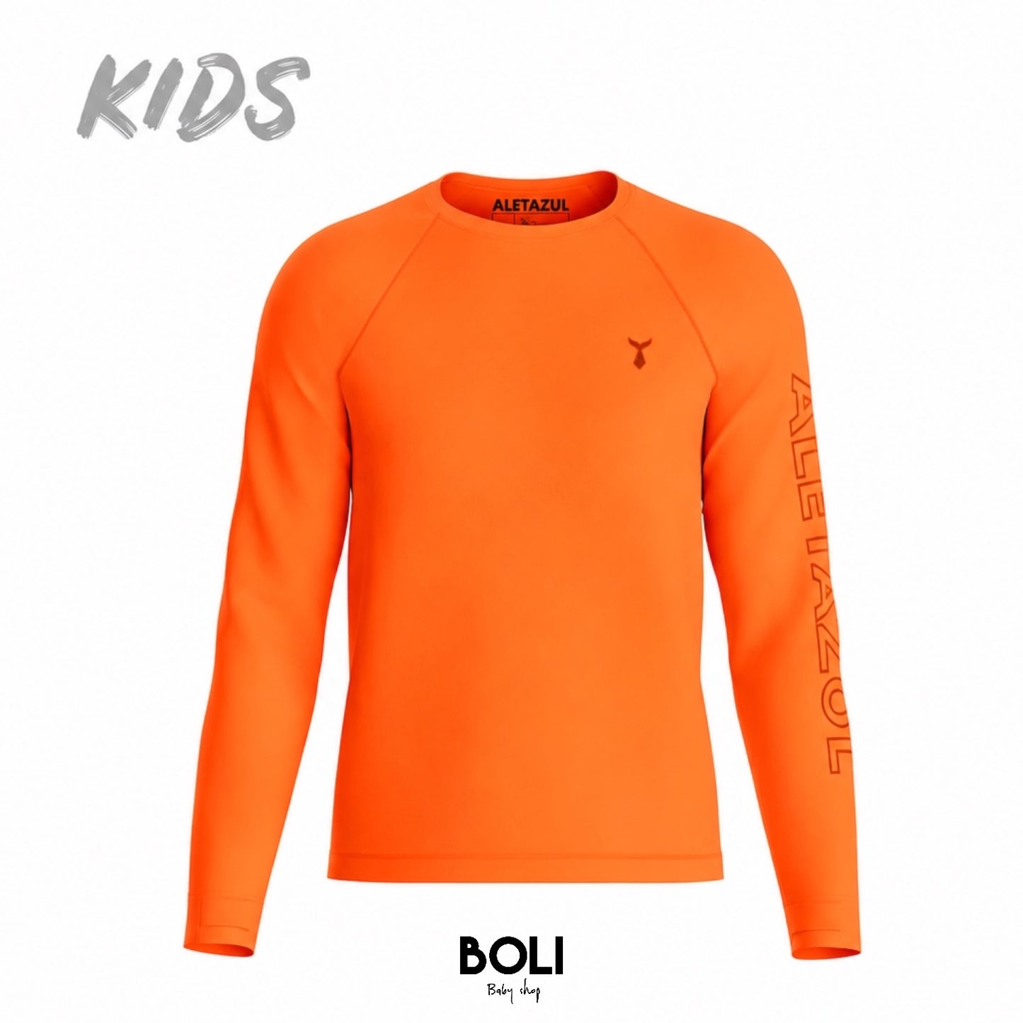 Aleta Azul Long Sleeve Orange