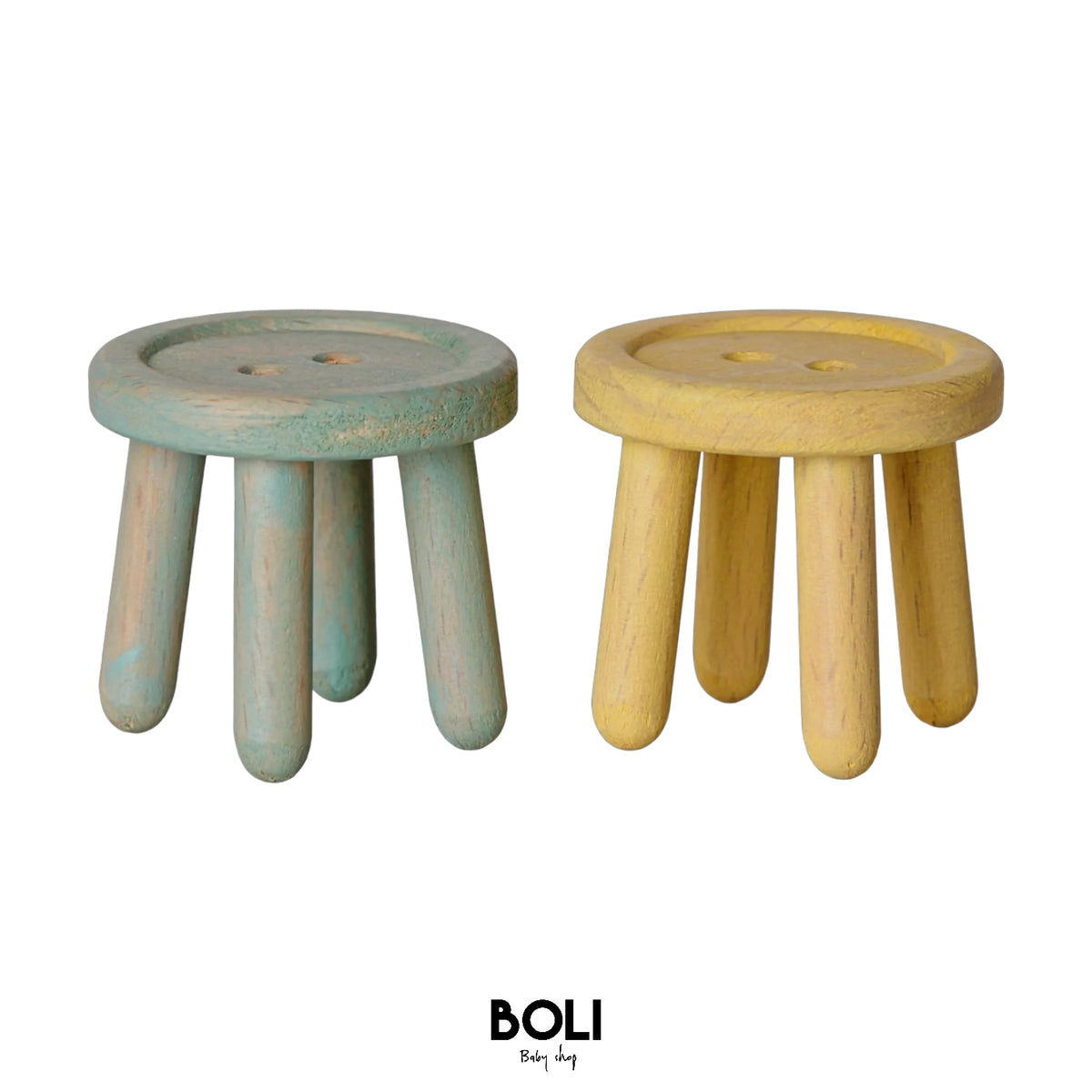 Stool set Mint - Light yellow