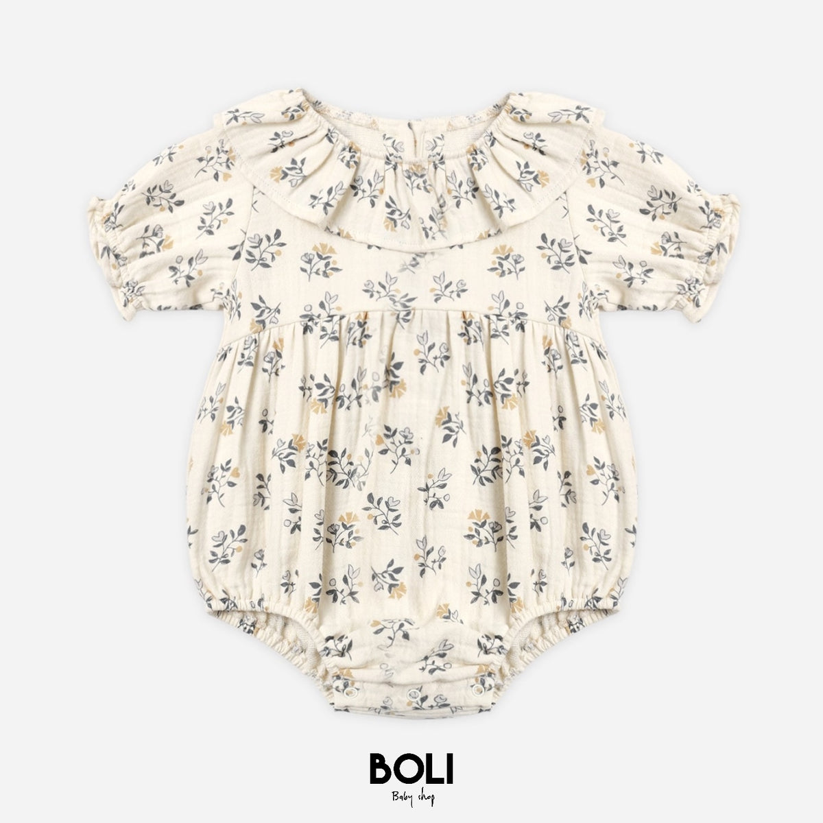 French Floral Romper