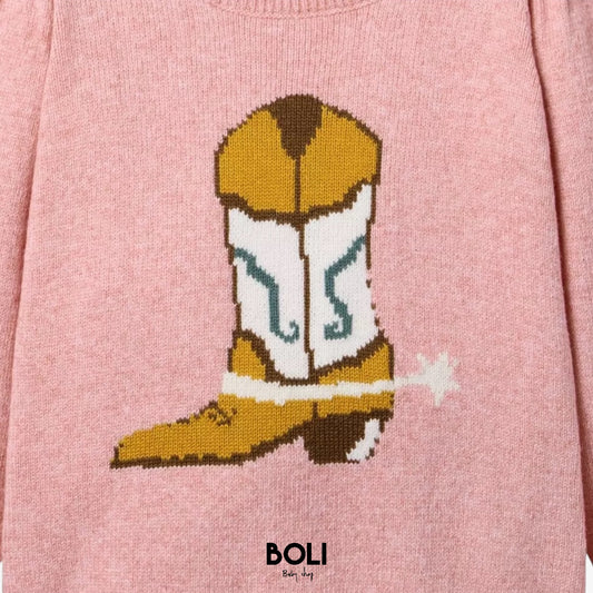 The Cowgirl Boot Sweater
