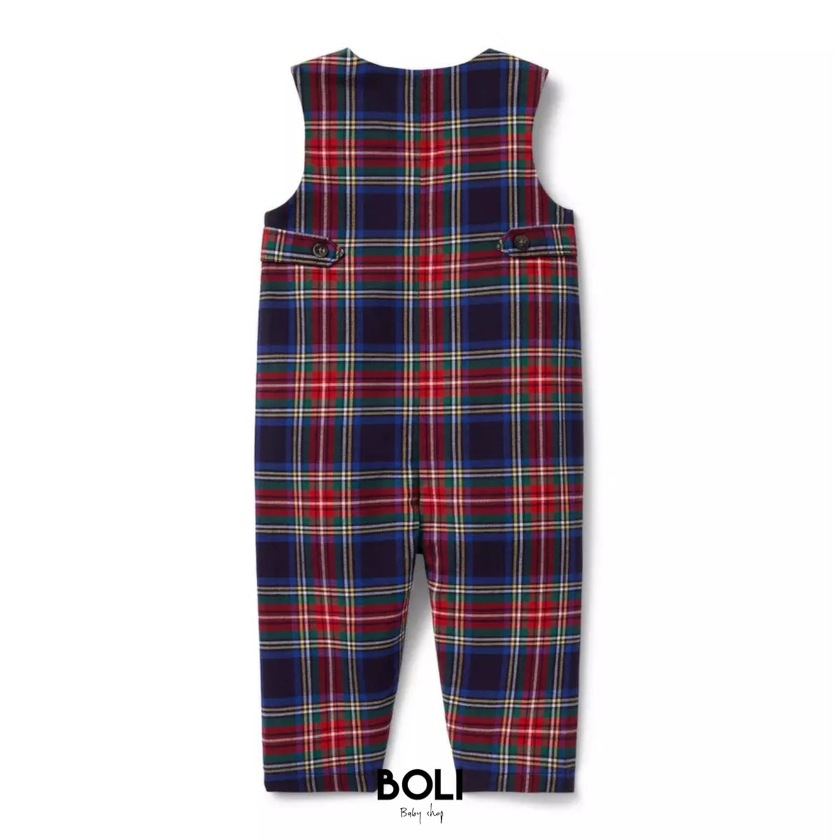 Plaid Overall