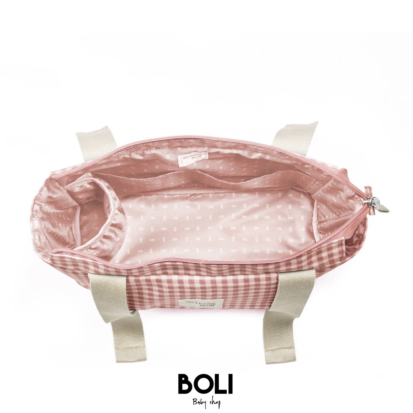 Bolsa organizadora Vichy rosa